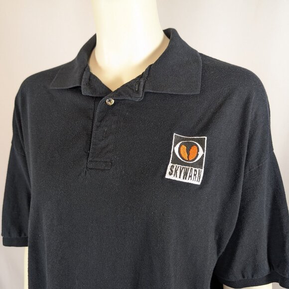 Skywarn black polo shirt - Picture 2 of 3